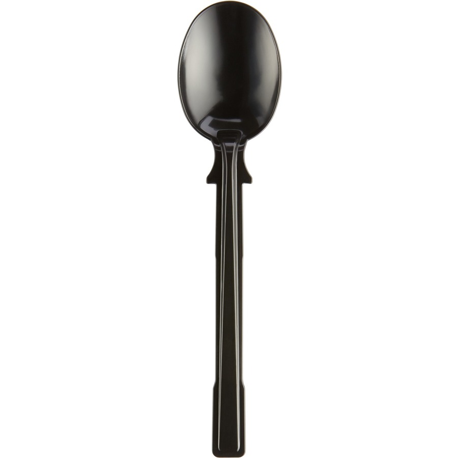 SmartStock Spoon - 24/Box - Soup Spoon - 40 x Soup Spoon - Disposable - Black