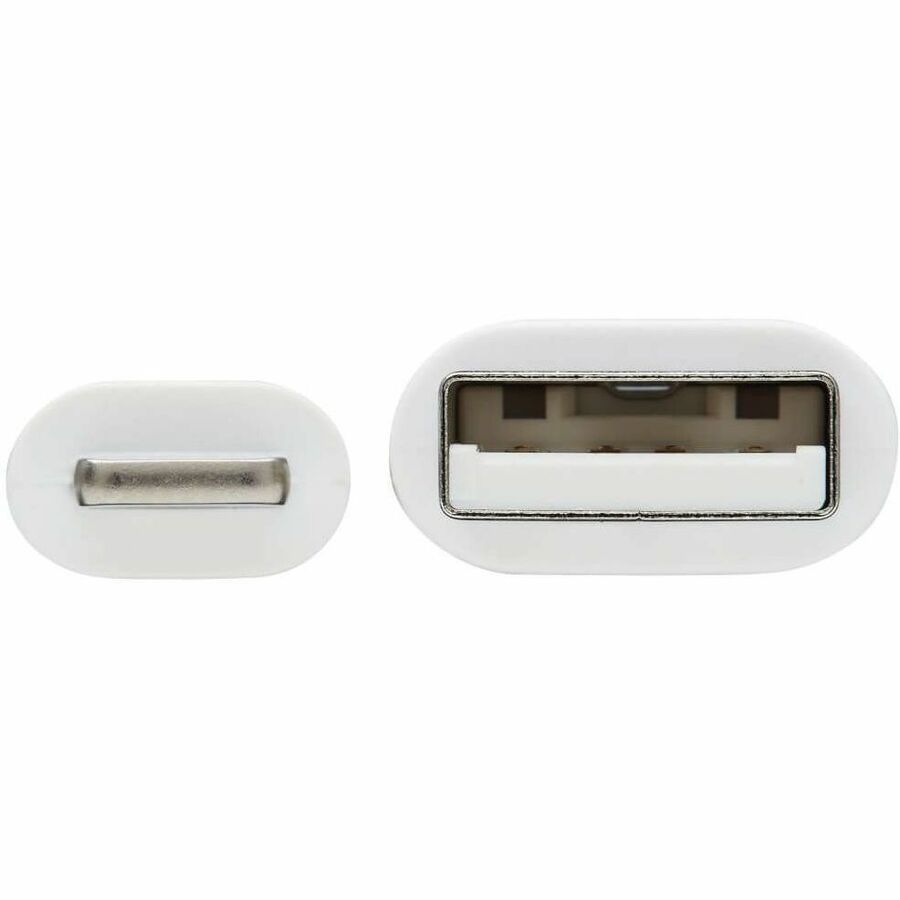 Eaton Tripp Lite Series Safe-IT USB-A to Lightning Sync/Charge Antibacterial Cable (M/M), MFi Certified, White, 2 m (6.6 ft.)