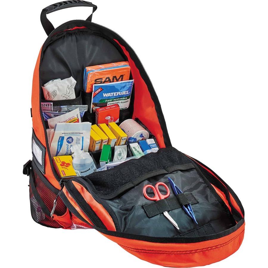 Ergodyne Arsenal 5243 Carrying Case (Backpack) Cell Phone, Smartphone, Trauma Kit - Orange - 600D Polyester Body - Reflective Trim - Shoulder Strap, Handle - 17.5" Height x 7" Width x 12" Depth - 1 Each