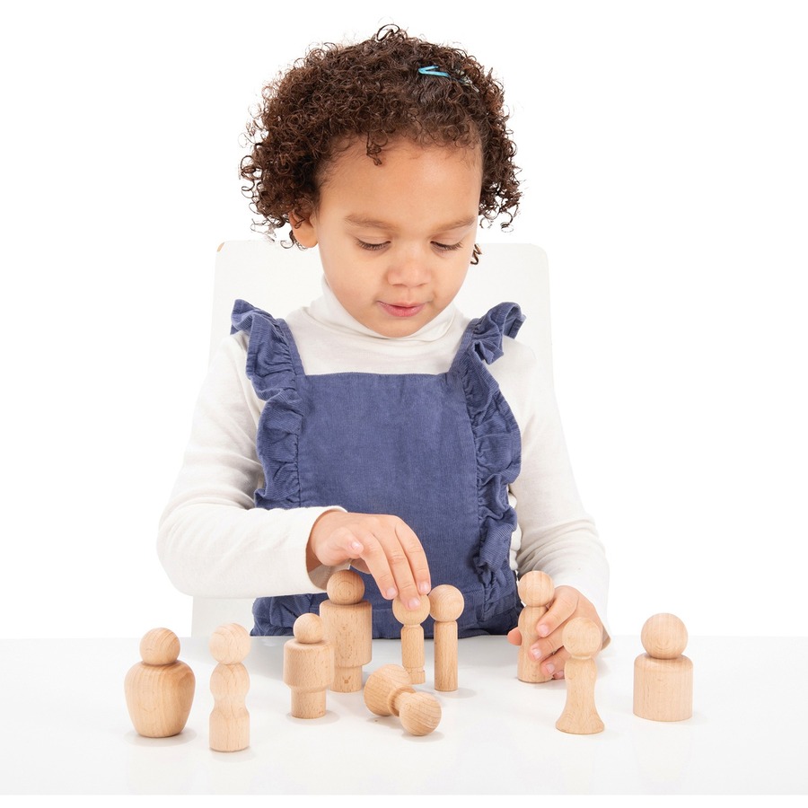 TickiT Wooden Community Figures - Small World Play - LAD74009