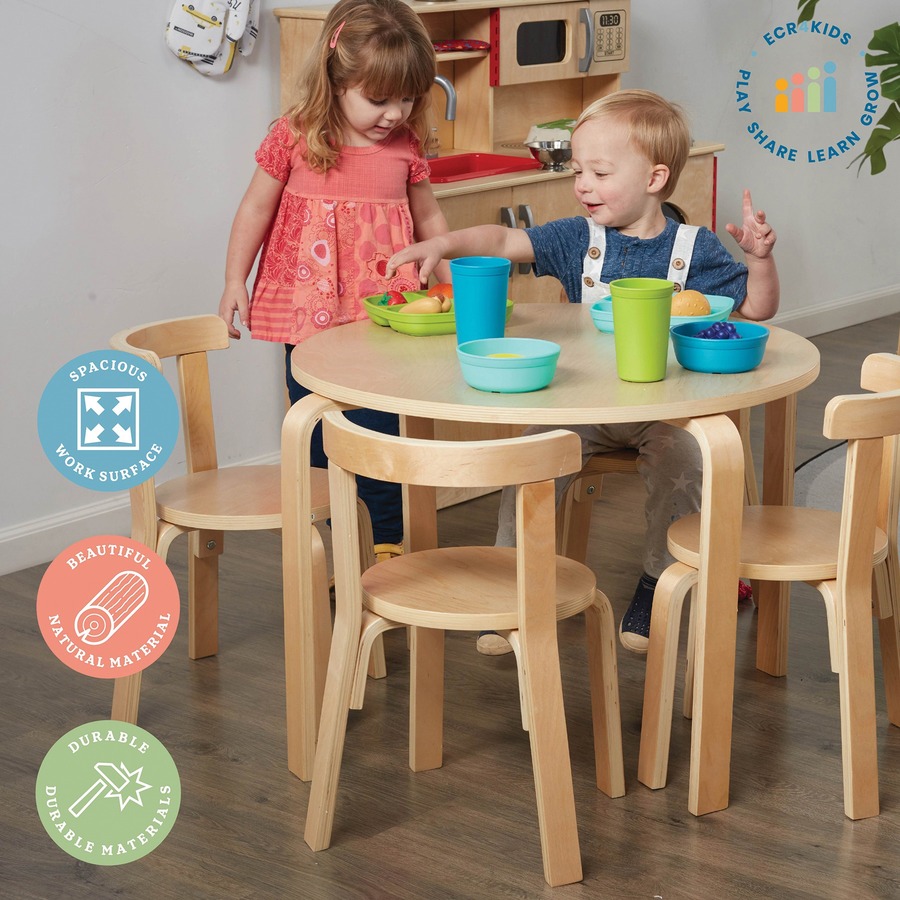 Ecr4kids bentwood table online and chairs