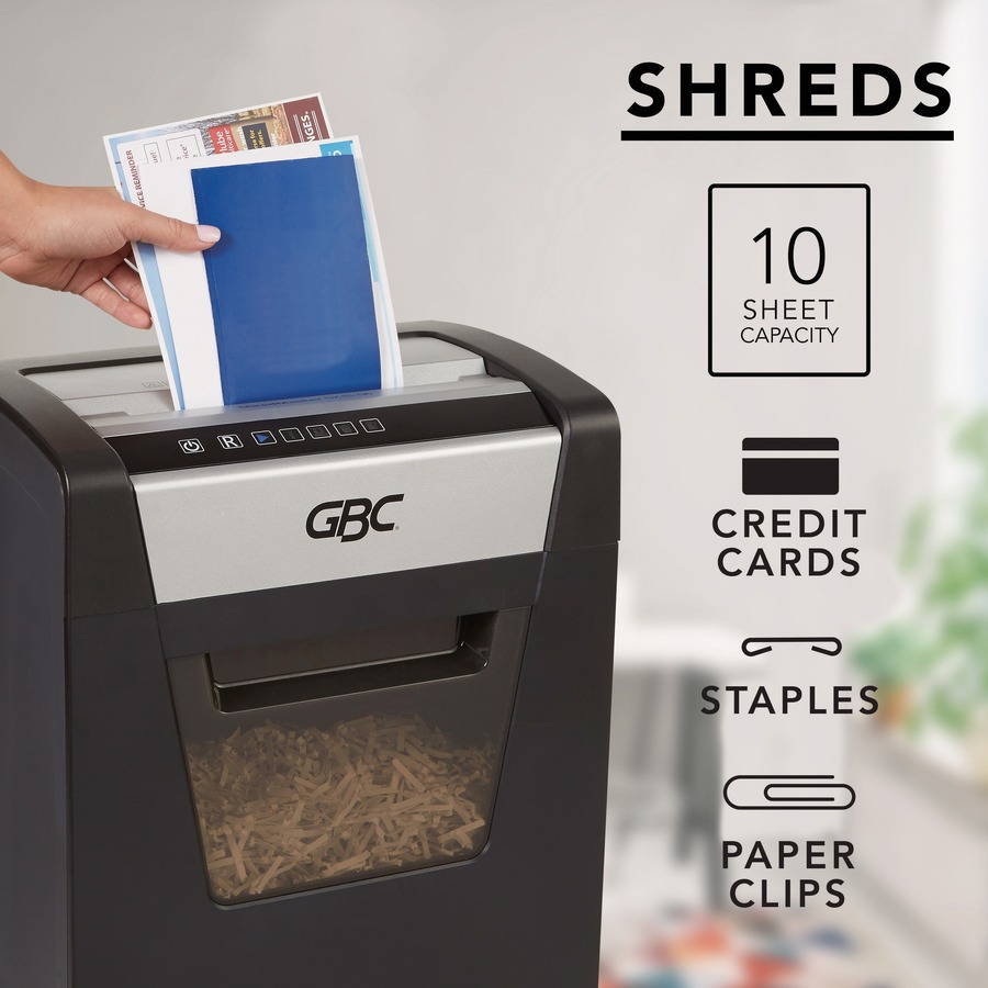 GBC ShredMaster High Security Home Shredder, SM10-06, Micro-Cut - Micro-Cut Shredders - GBC1758499F