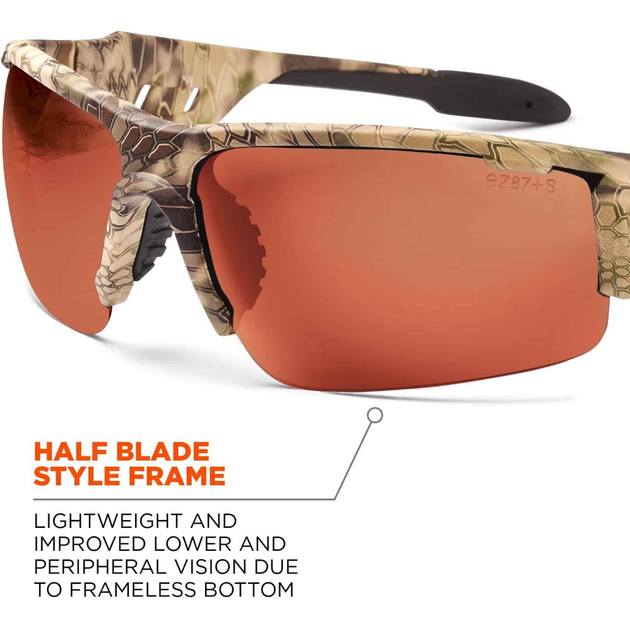 Picture of Skullerz Dagr Copper Lens Safety Glasses