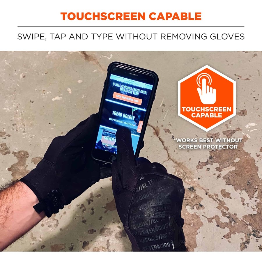 Picture of Ergodyne ProFlex 812BLK High-Dexterity Tactical Gloves