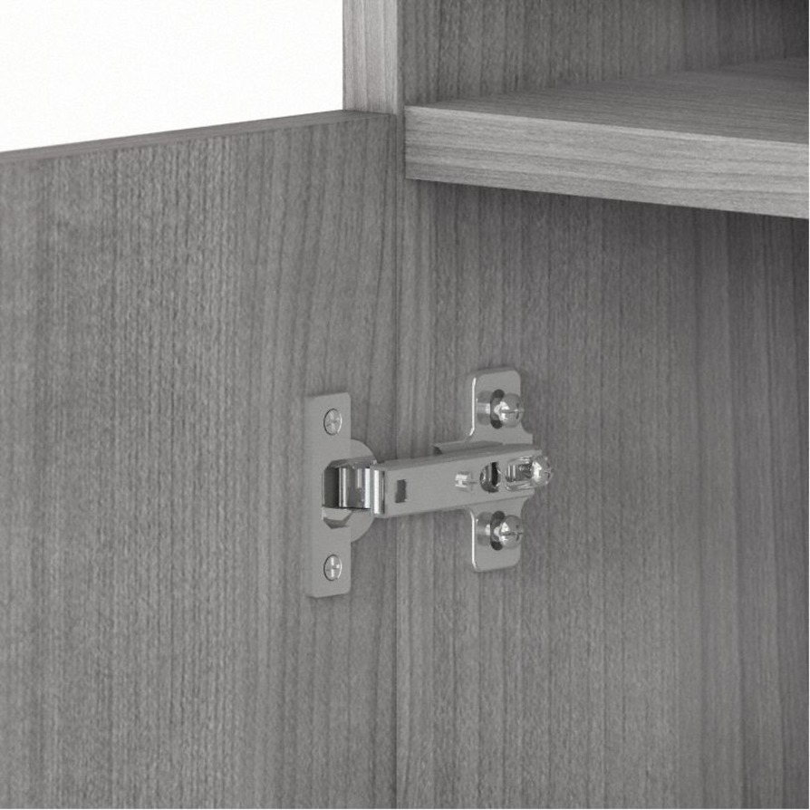 Bush Business Furniture Studio C 5 Shelf Bookcase with Doors 36"72