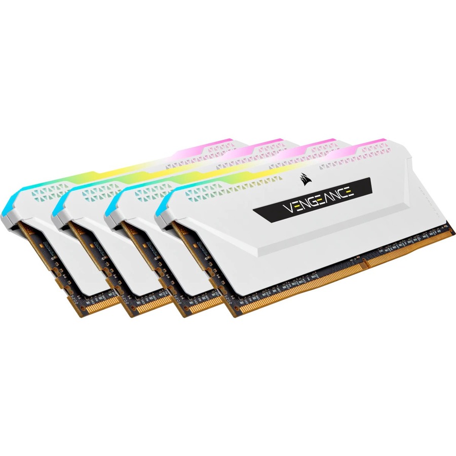 Corsair Vengeance RGB PRO SL 64GB (4 x 16GB) DDR4 DRAM 3200MHz C16