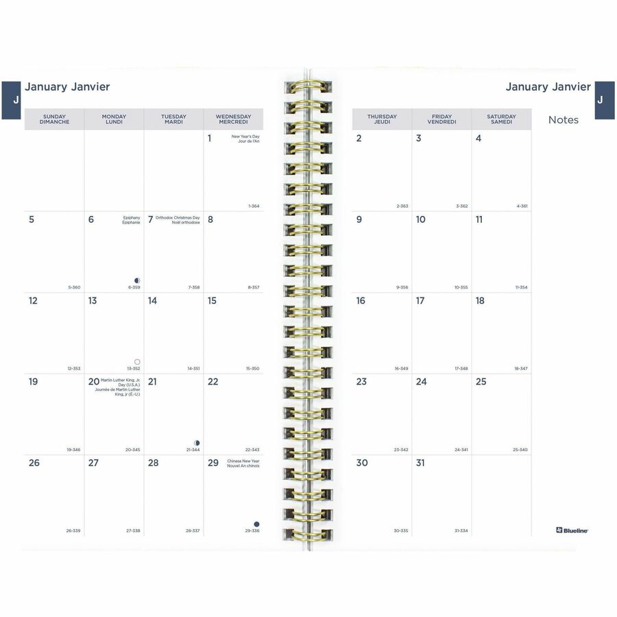 Blueline® Succulent Plant Weekly/Monthly Planner -  - BLIC101BPT01