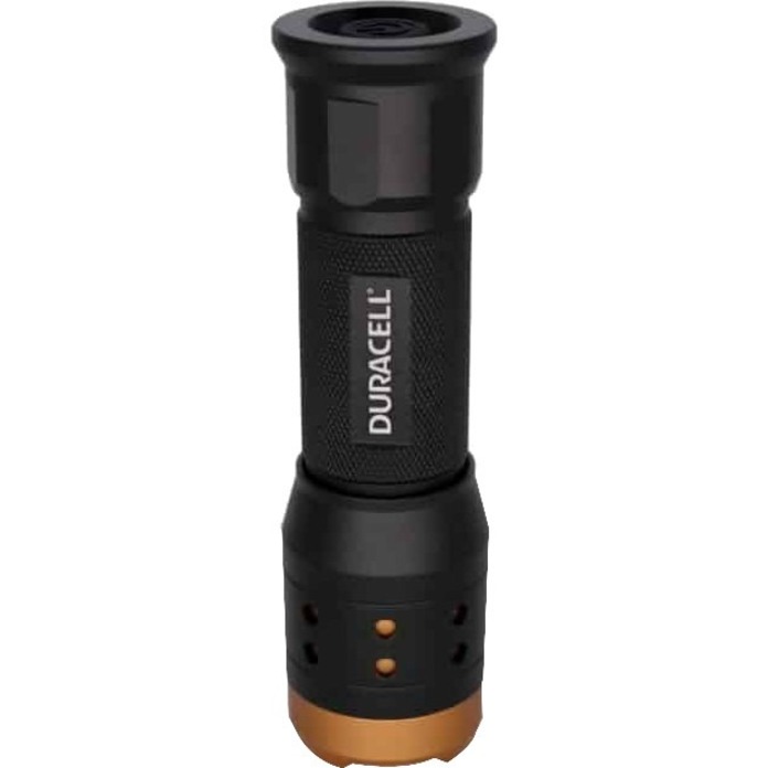 Atomic Beam 1200 Lumens Black LED Flashlight AAA Battery