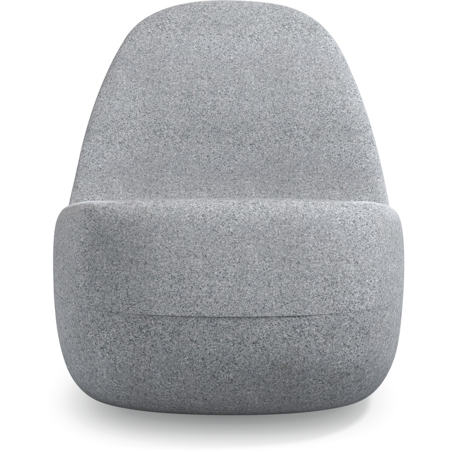 HON Skip Chair - Plastic Seat - Light Gray Plastic Back - Light Gray - Plastic