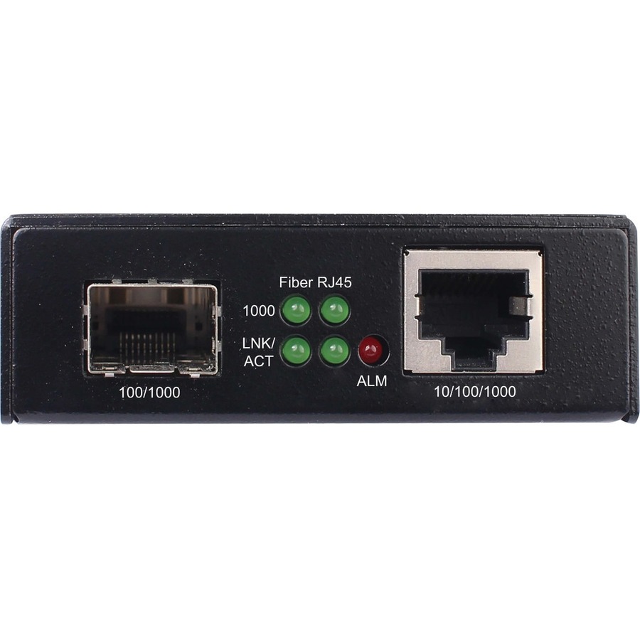 Tripp Lite by Eaton Hardened Gigabit Fiber to Ethernet Media Converter 10/100/1000 Mbps RJ45/SFP -10Â&deg; to 60Â&deg;C