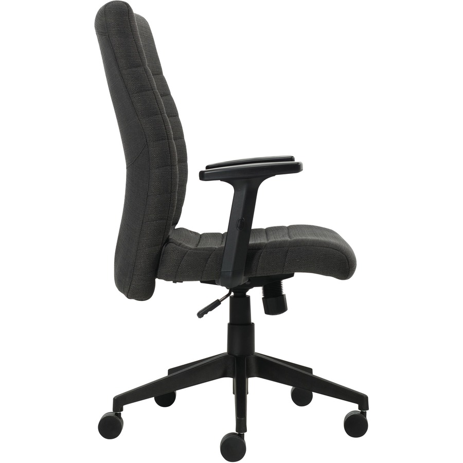 Offices To Go Carleton Management Chair High Back Dark Grey - High Back - Dark Gray - Textured Fabric - 1 Each = GLBOTG11358