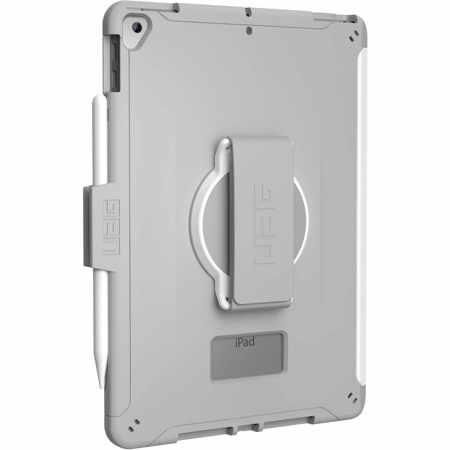 Urban Armor Gear Scout Healthcare Carrying Case for 10.2" Apple iPad (9th Generation), iPad (7th Generation), iPad (8th Generation) Tablet - White, Gray
