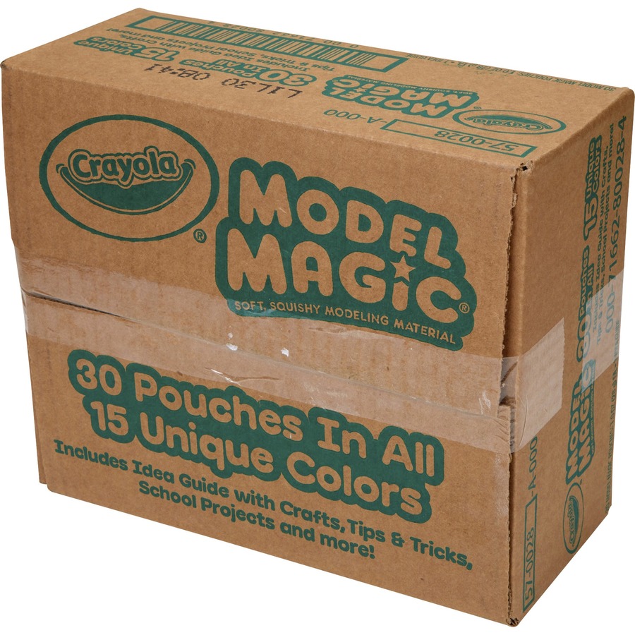 10 sealed 1oz packs Crayola Model Magic Clay White