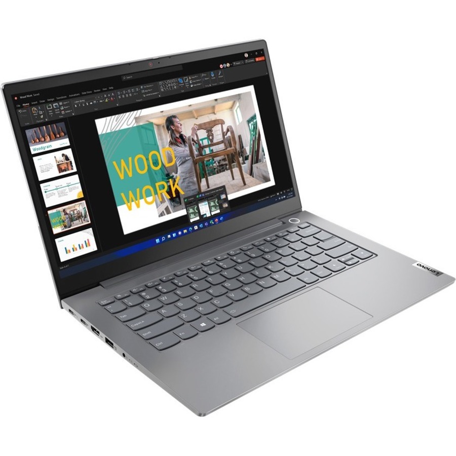 Lenovo ThinkBook 14 G4 ABA 21DK000LUS 14" Notebook - Full HD - 1920 x 1080 - AMD Ryzen 7 5825U Octa-core (8 Core) 2 GHz - 16 GB Total RAM - 8 GB On-board Memory - 512 GB SSD - Mineral Gray