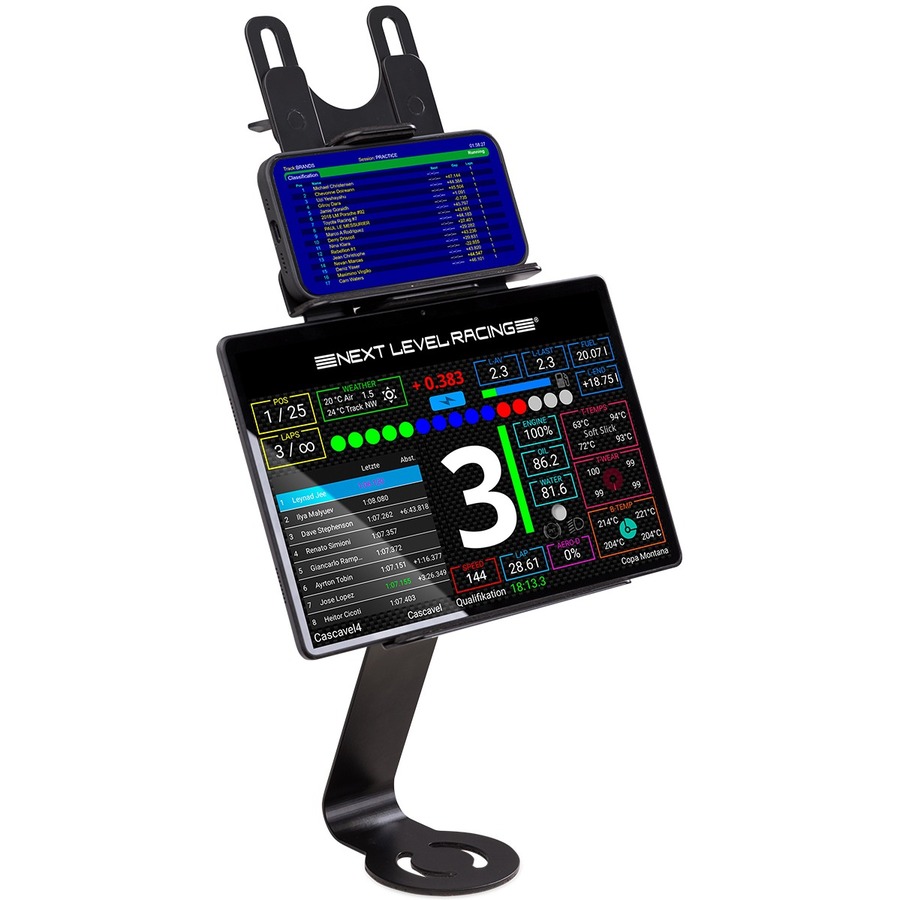 Next Level Racing Elite Clamp Mount for Tablet, Mobile Phone, Button Box - Black