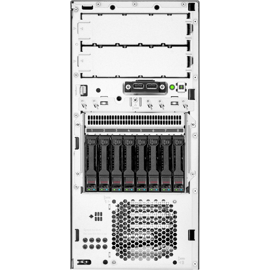 HPE ProLiant ML30 G10 Plus 4U Tower Server - 1 x Intel Xeon E-2314 2.80 GHz - 16 GB RAM - Serial ATA/600 Controller