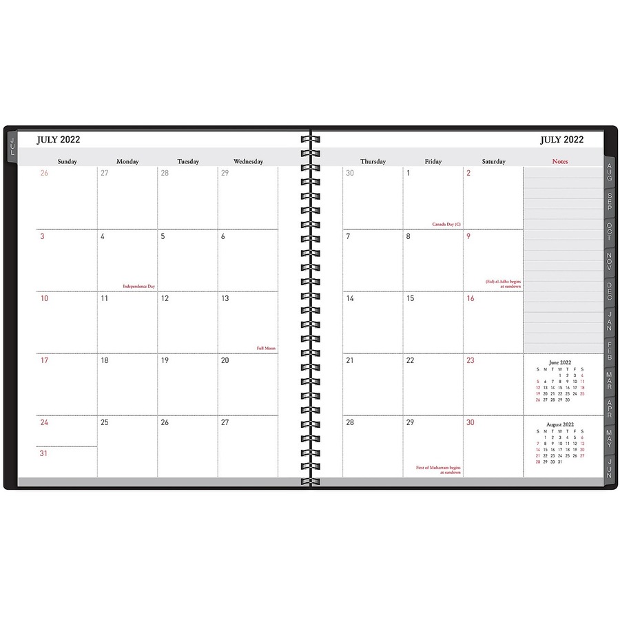 Office Depot Weekly/Monthly Academic Planner, Vertical Format, 8" x 11