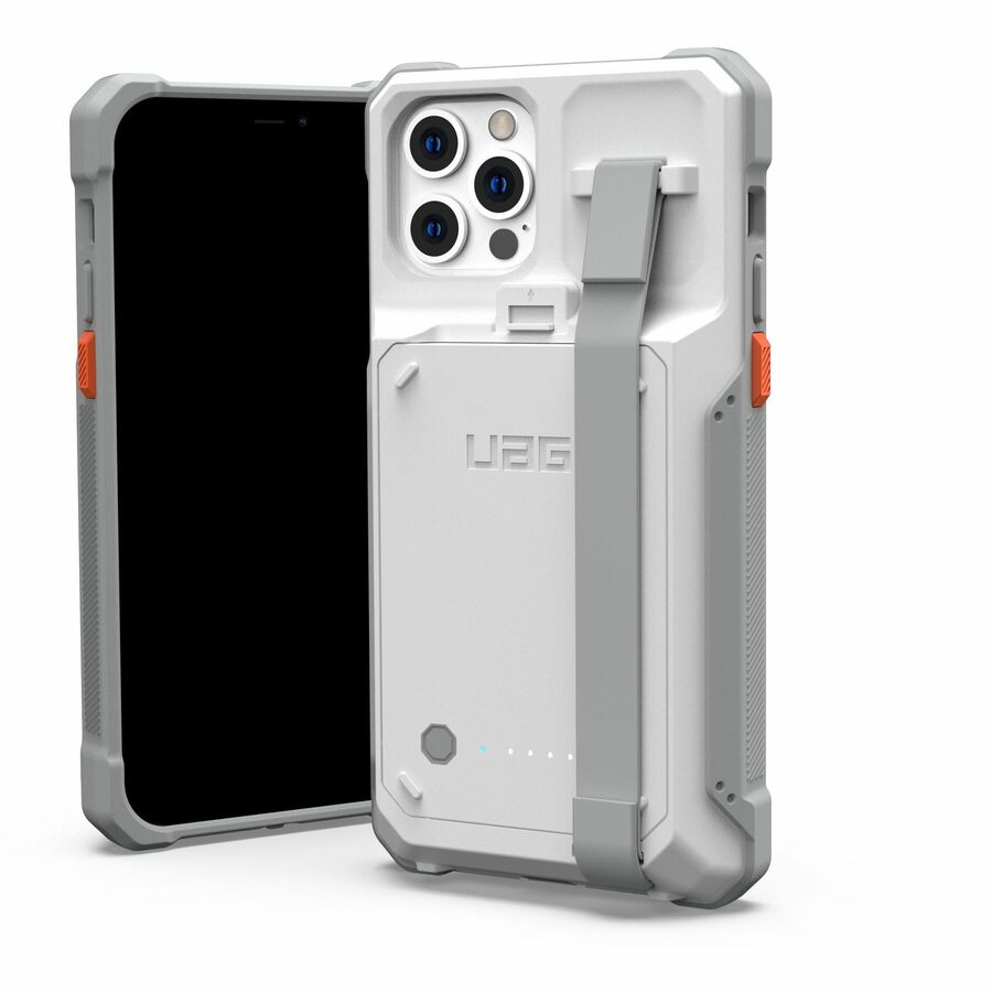 Urban Armor Gear Rugged Charging Case Apple iPhone 12, iPhone 12 Pro Smartphone - White, Gray