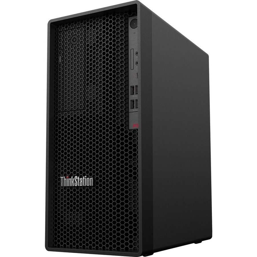 Lenovo ThinkStation P360 30FM002VUS Workstation - 1 x Intel Core i7 Dodeca-core (12 Core) i7-12700 12th Gen - 16 GB DDR5 SDRAM RAM - 1 TB SSD - Tower