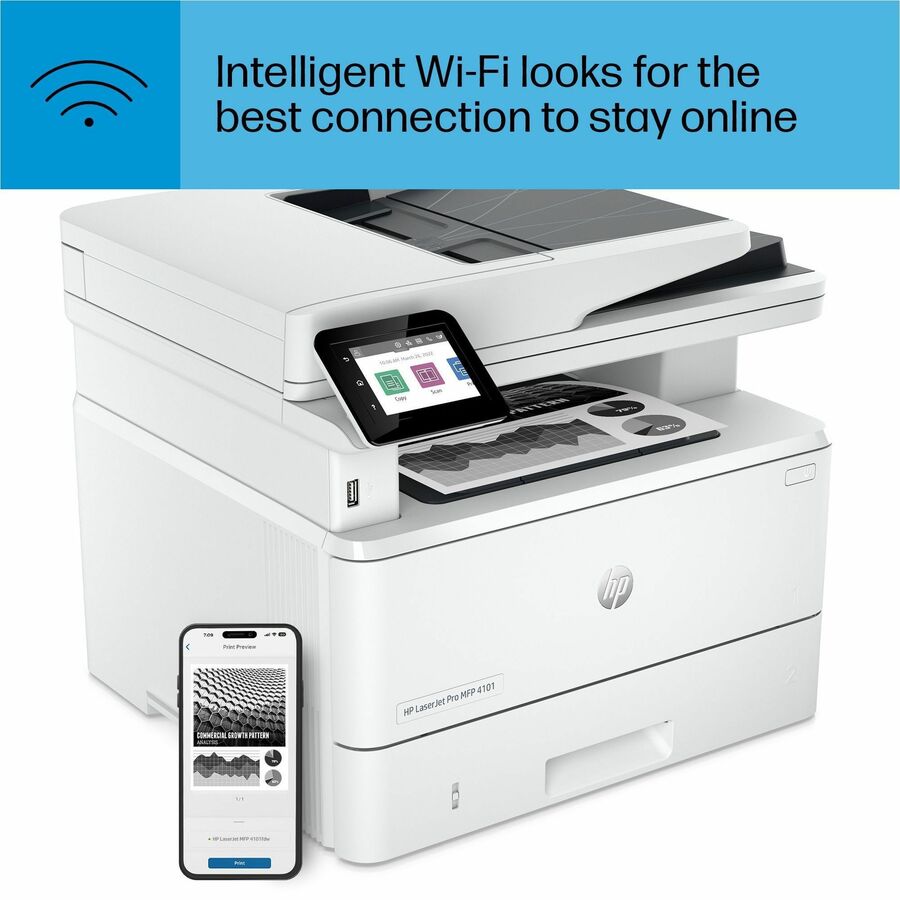 Imprimante multifonction LaserJet Pro 4101fdw - HP