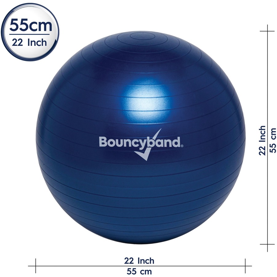 Bouncyband Exercise Ball - Blue - Active Seating - BBAWBS55BU