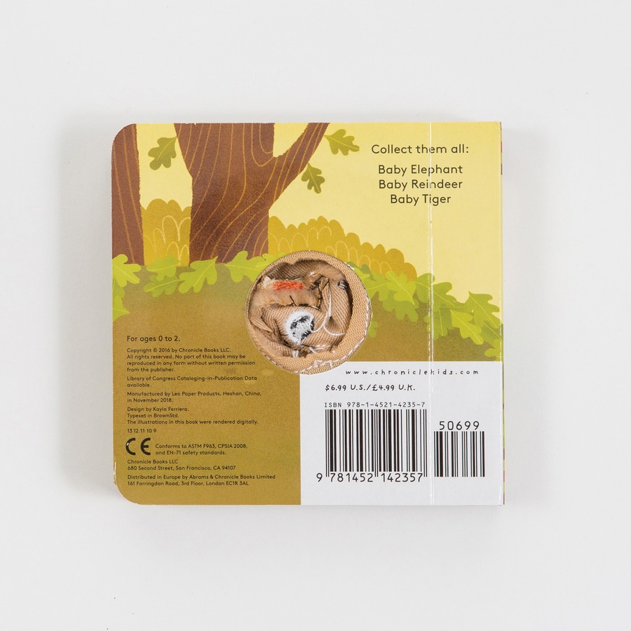 Chronicle Books Baby Bear: Finger Puppet Book Printed Book by Yu-hsuan Huang - 03/08/2016 - Book - Learning Books - CHB9781452142357