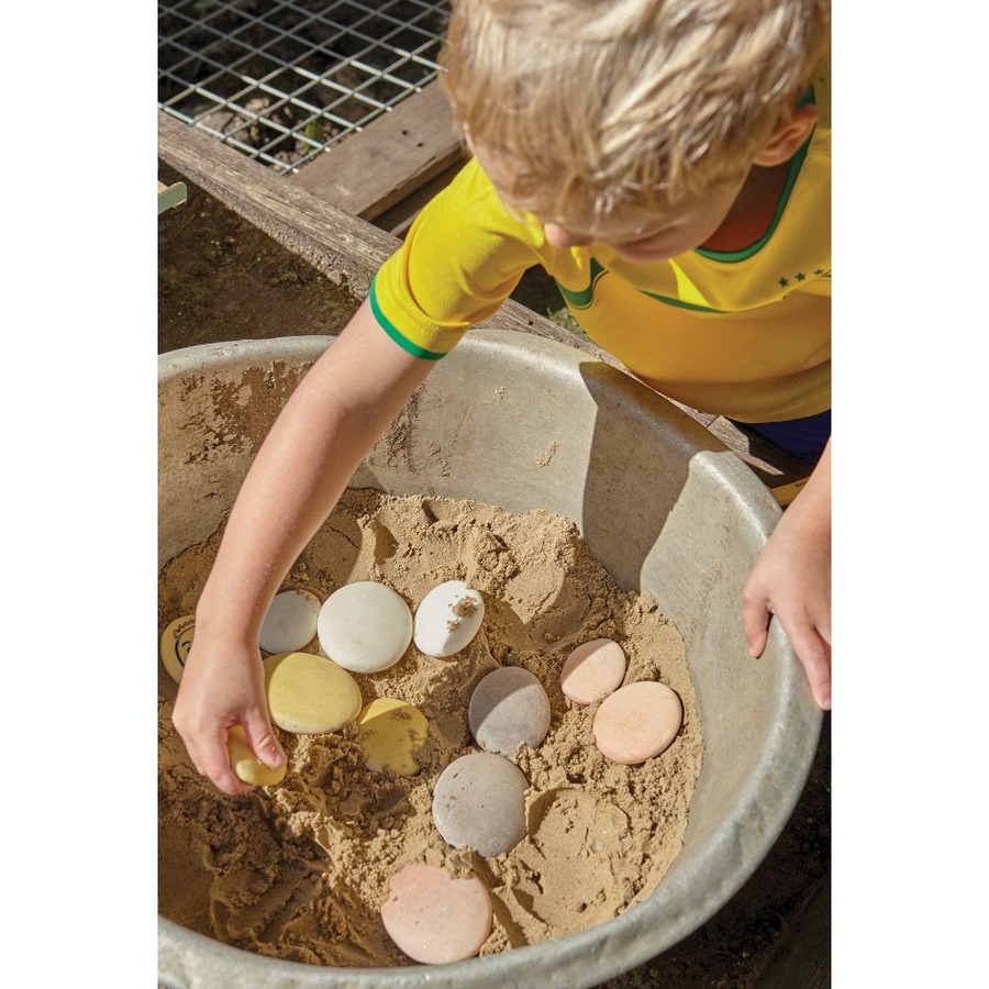 Natural Sorting Stones - Set of 12 Stones - Creative Learning - YLDYUS1039