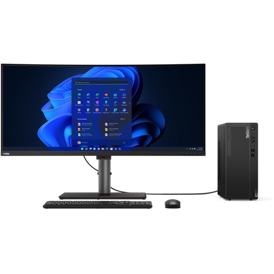 Lenovo ThinkCentre M80t Gen 3 11TE000PUS Desktop Computer - Intel Core i9 12th Gen i9-12900 - vPro Technology - 16 GB - 1 TB SSD - Tower - Black