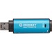 IronKey Vault Privacy 50 Series 32GB USB 3.2 (Gen 1) Type A Flash Drive - 32 GB - USB 3.2 (Gen 1) Type A - 250 MB/s Read Speed - 180 MB/s Write Speed - Blue - 256-bit AES - 5 Year Warranty - TAA Compliant