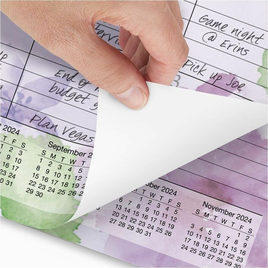 At-A-Glance Beautiful Day 2025 Monthly Desk Pad Calendar, Standard, 21 3/4" x 17" - Standard - Julian Dates - Monthly - 12 Month - January 2025 to December 2025 - 1 Month Single Page Layout - 21 3/4" x 17" Sheet Size - White Sheet - 2 x Holes - Headband -