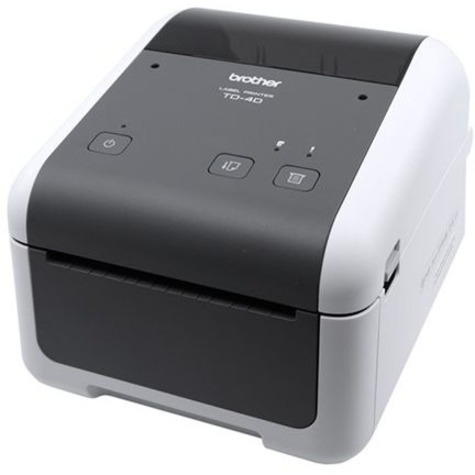 Brother TD-4210D Desktop Direct Thermal Printer - Monochrome - Label Print - USB - USB Host - Serial