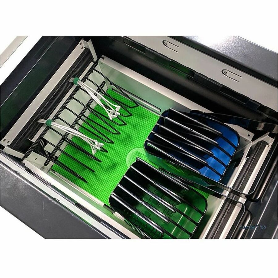 LocknCharge Carrier 30 charging cart prewired with USB-C 65 W support for secure device charging and storage — alternate view 2