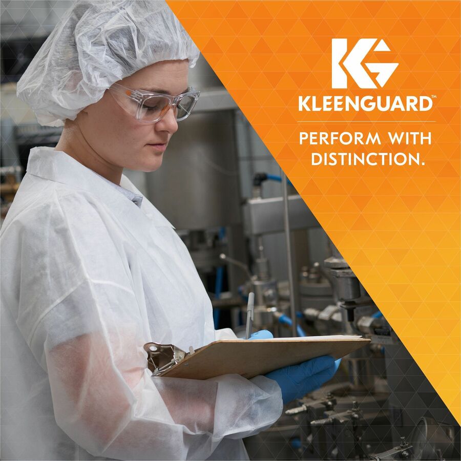 Kleenguard G10 Blue Nitrile Gloves - Large Size - For Right/Left Hand - Nitrile - Blue - High Tactile Sensitivity, Textured Grip - For Food Handling, Food Preparation, Manufacturing, Food Service, Electrical, Electrical Contracting, Painting, Automotive -