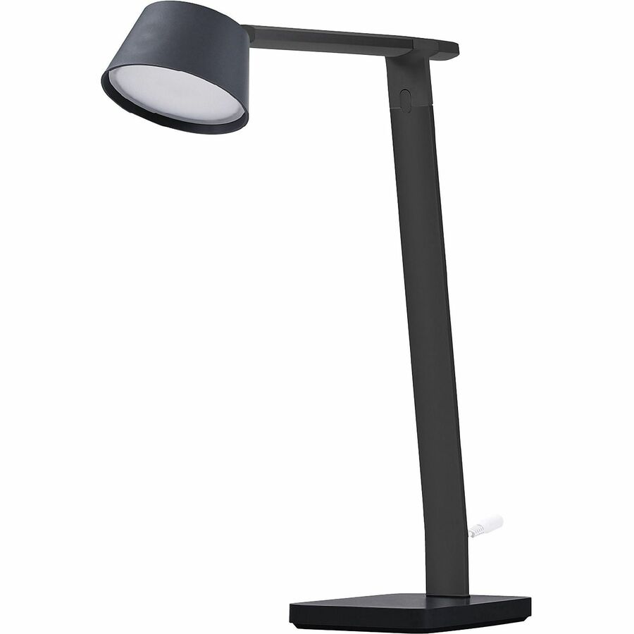 Bostitch Verve Adjustable LED Desk Lamp - LED Bulb - Adjustable, Dimmable, Wireless Charging, Swivel Base, Color Changing Mode, Durable - Aluminum - Desk Mountable - Black - for Desk
