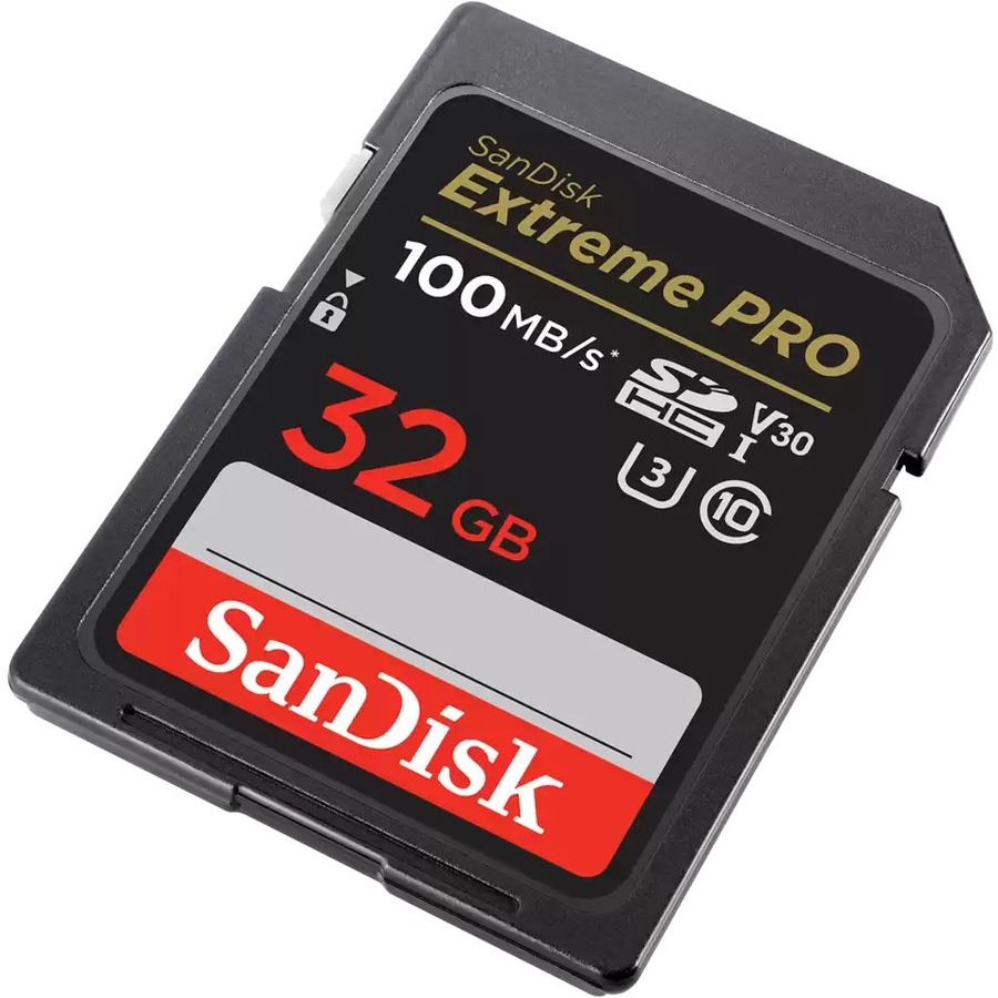 SanDisk Extreme PRO 32 GB Class 10/UHS-I (U3) V30 SDHC - 1 Pack