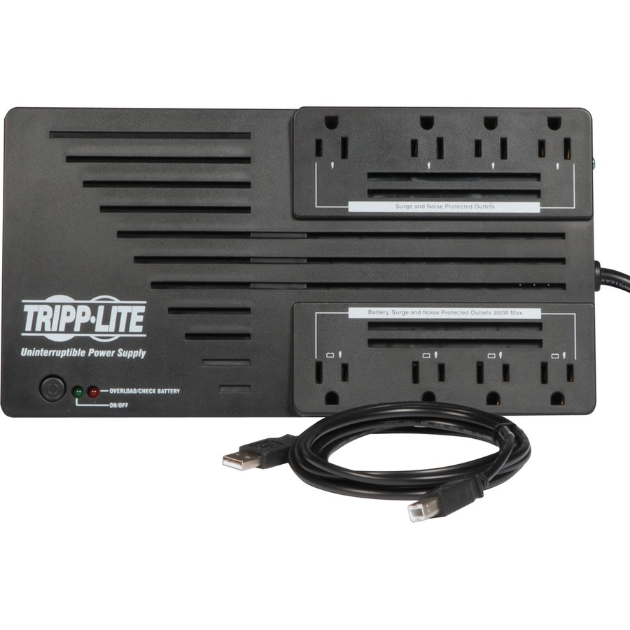 Tripp Lite by Eaton UPS 550VA 300W Line-Interactive UPS - 8 NEMA 5-15R Outlets AVR 120V 50/60 Hz USB Desktop/Wall Mount