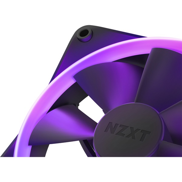 NZXT F120 RGB - 120mm RGB Fans - Triple (Black) + RGB Lighting Controller
