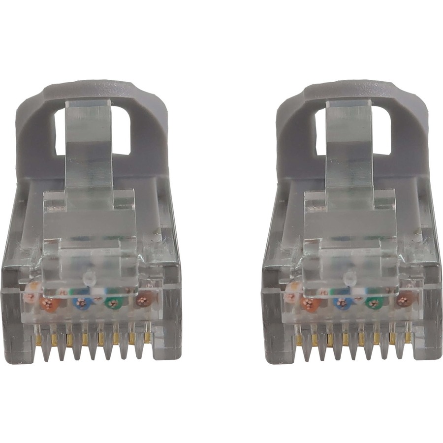 Eaton Tripp Lite Series Cat6a 10G Snagless Molded UTP Ethernet Cable (RJ45 M/M), PoE, Gray, 15 ft. (4.6 m)