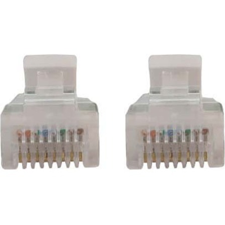 Eaton Tripp Lite Series Cat6a 10G Snagless Molded Slim UTP Ethernet Cable (RJ45 M/M), PoE, White, 15 ft. (4.6 m)