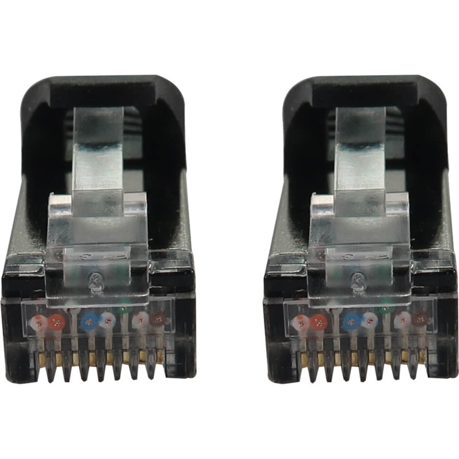 Eaton Tripp Lite Series Cat6a 10G Snagless Shielded Slim STP Ethernet Cable (RJ45 M/M), PoE, Black, 5 ft. (1.5 m)