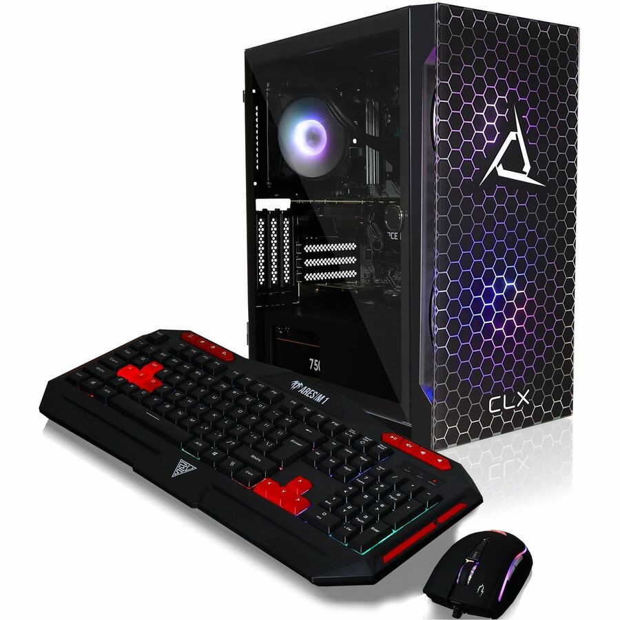 CLX SET Gaming Desktop - Liquid Cooled AMD Ryzen 7 5800X 3.8