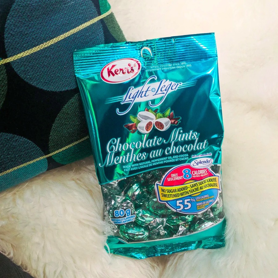 Kerr's Light Chocolate Mints 80g