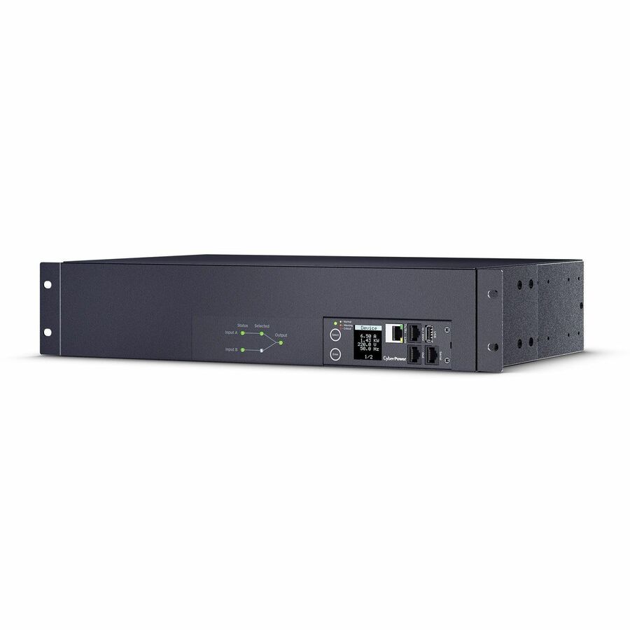 CyberPower PDU44007 Single Phase 240 - 200 VAC 30A Switched ATS PDU
