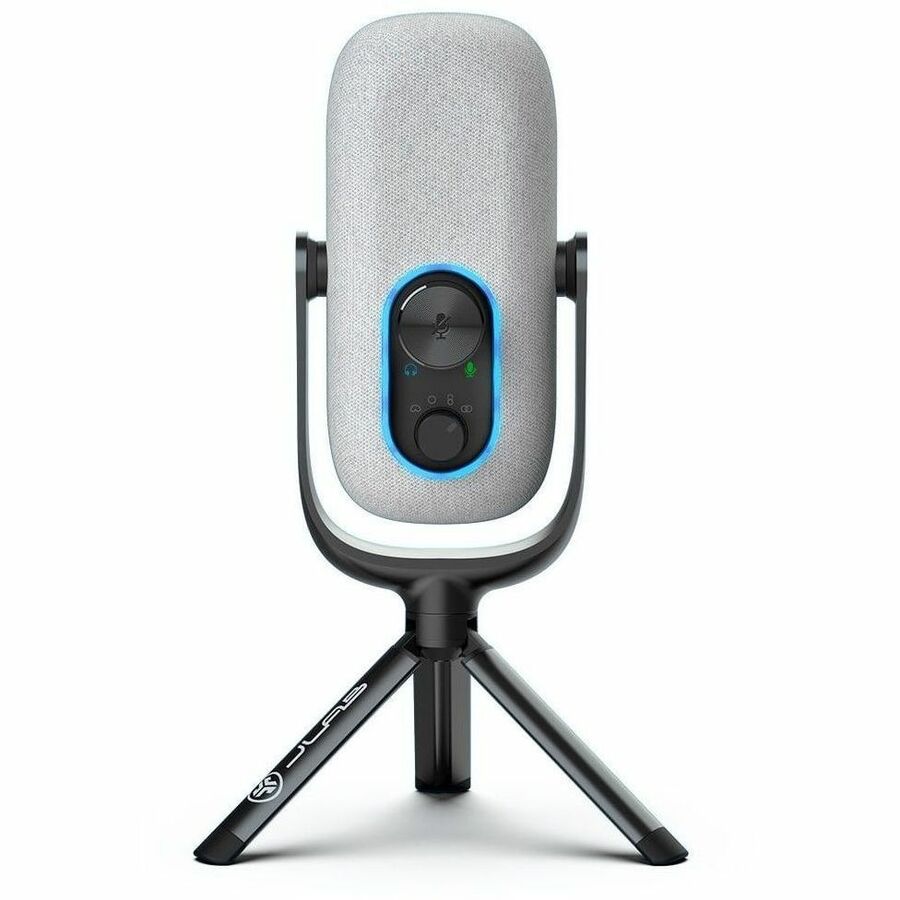 White EPIC TALK USB desktop microphone for meetings and voice recording — alternate view 2