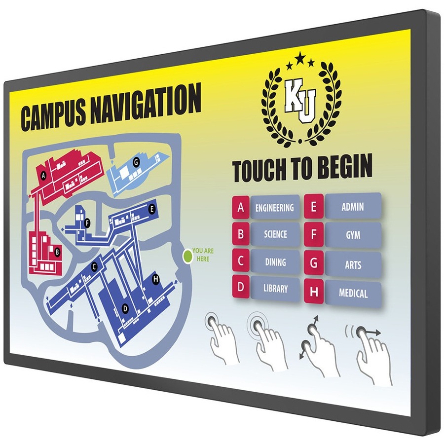 Planar PT3270Q 32" Class LCD Touchscreen Monitor - 16:9 - 14 ms