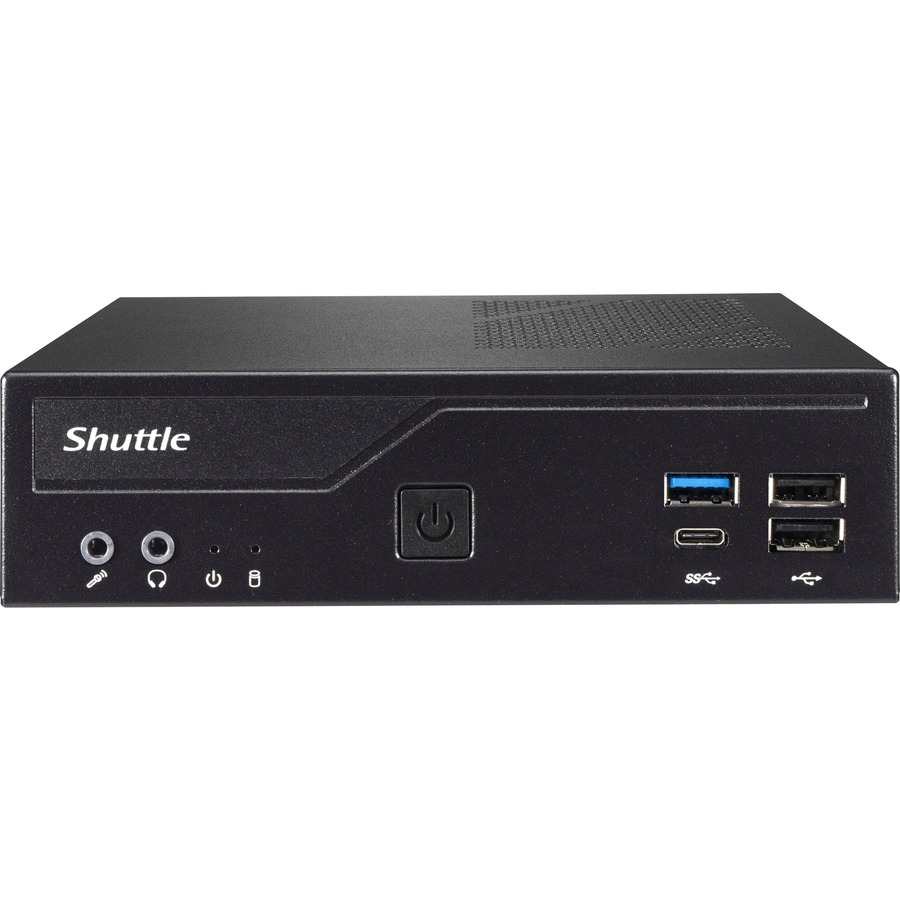 Shuttle XPC slim DH610S Barebone System - Slim PC - Socket LGA-1700 - 1 x Processor Support