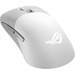 ASUS ROG Keris Wireless Gaming Mouse - Optical - Cable/Wireless - Bluetooth/Radio Frequency - 2.40 GHz - Rechargeable - White - 1 Pack - USB 2.0 Type A - 36000 dpi