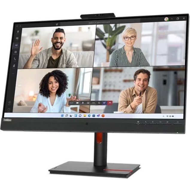 Lenovo ThinkVision T27hv-30 27" Class Webcam WQHD LED Monitor - 16:9 - Raven Black