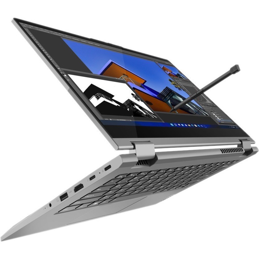 Lenovo ThinkBook 14s Yoga G3 IRU 21JG0018US 14" Touchscreen Convertible 2 in 1 Notebook - Full HD - 1920 x 1080 - Intel Core i5 13th Gen i5-1335U Deca-core (10 Core) - 16 GB Total RAM - 8 GB On-board Memory - 512 GB SSD - Mineral Gray