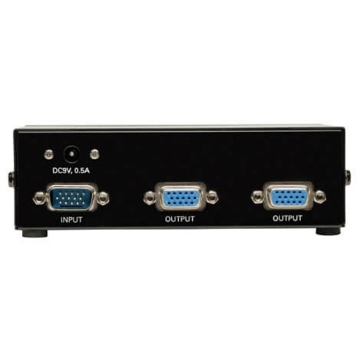 Picture of Tripp Lite by Eaton 2-Port VGA/SVGA Video Splitter with Signal Booster, High Resolution Video, 350MHz, (HD15 M/2xF)